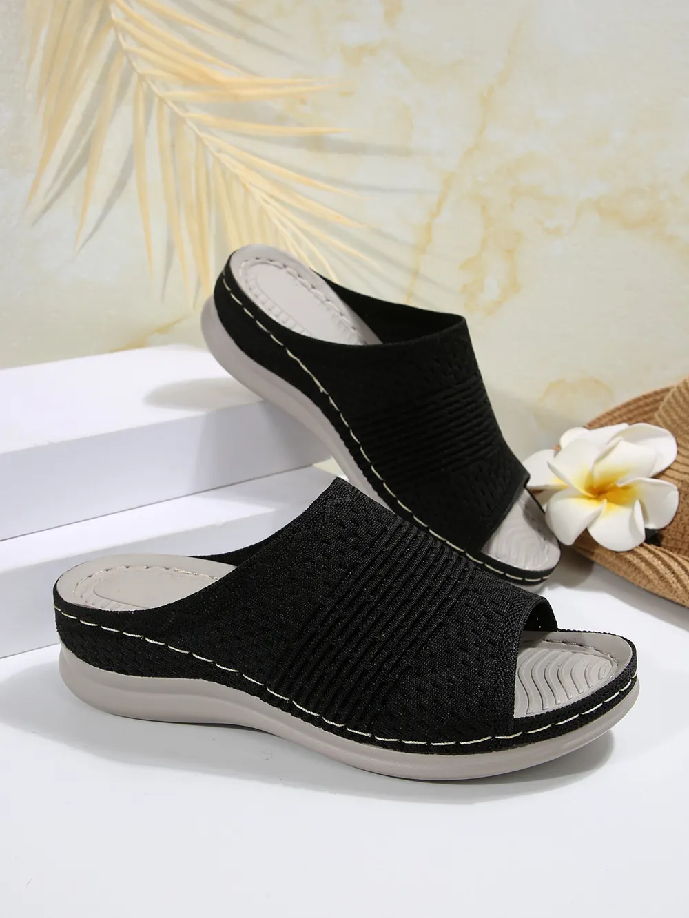 Mesh Open Toe Sandals, image 2