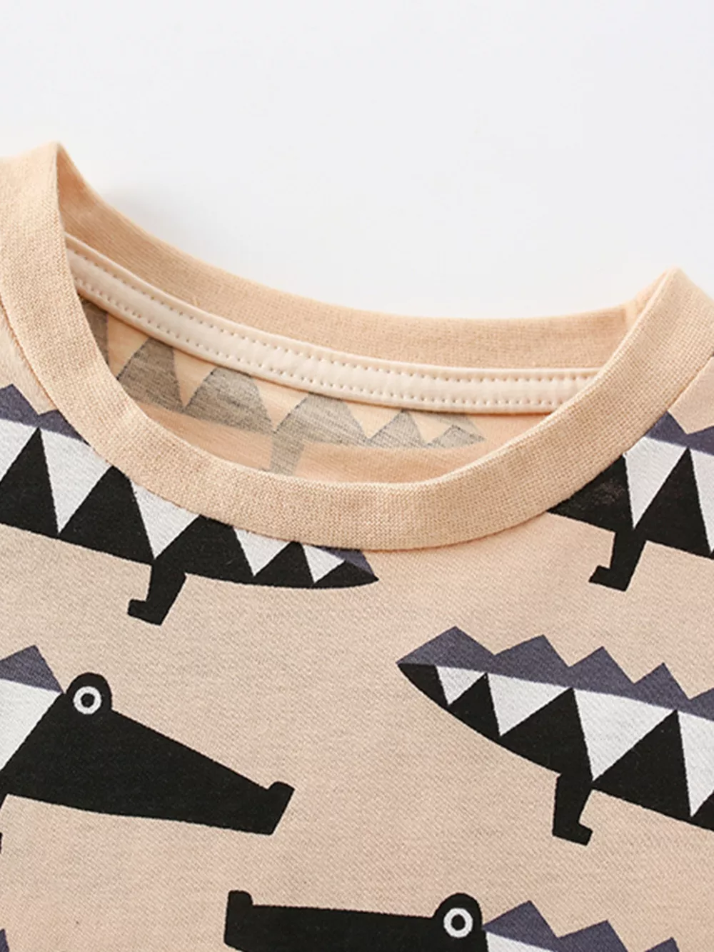 Children's Crocodile Print Short Sleeve Tee and Shorts Set, image 5