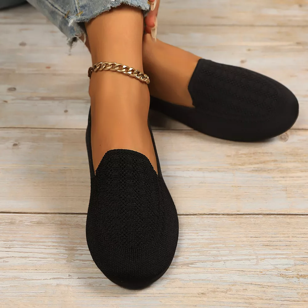 Breathable Knitted Slip-Ons, image 4