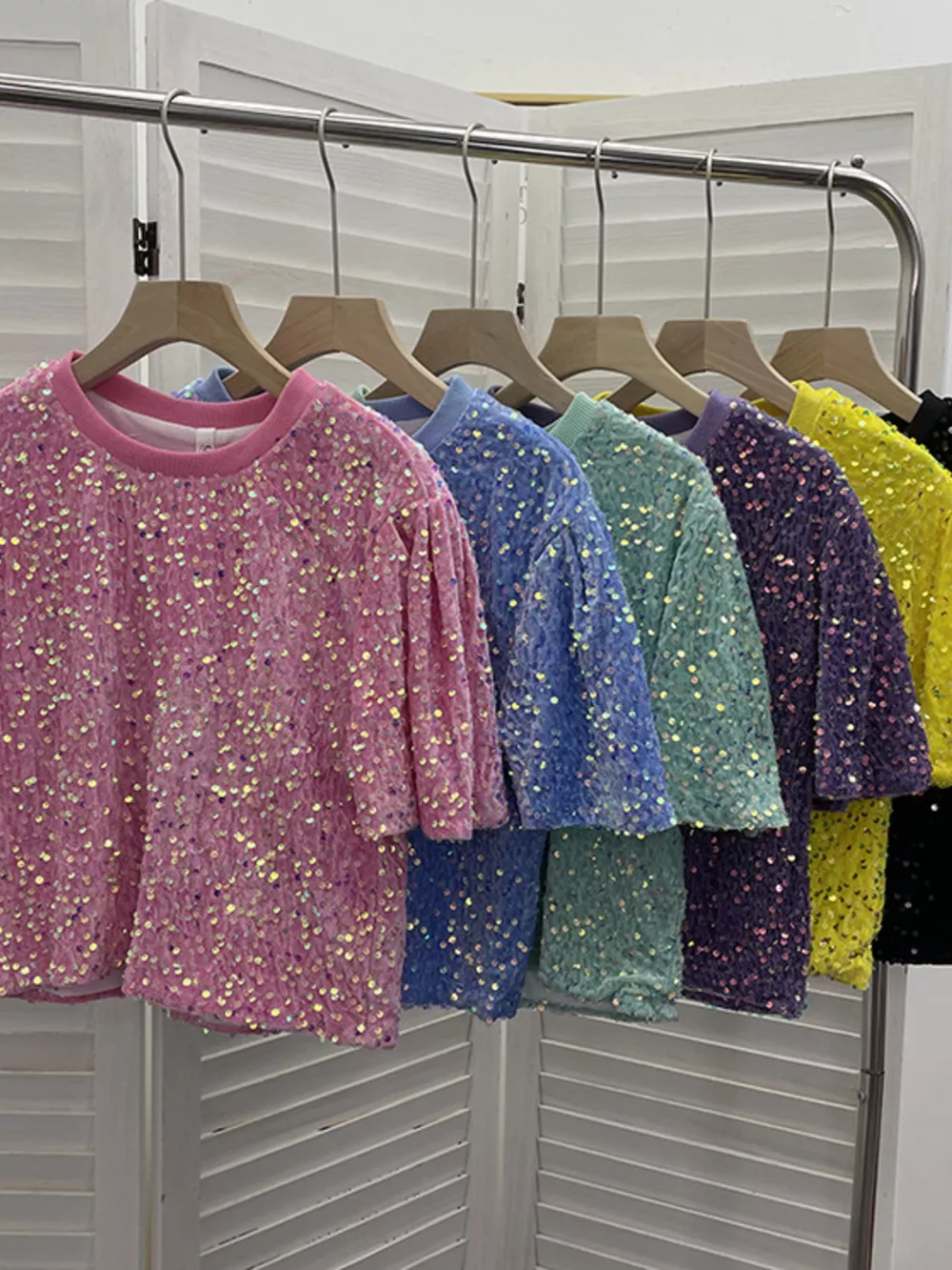Sequin Short Sleeve T-Shirt, image 5