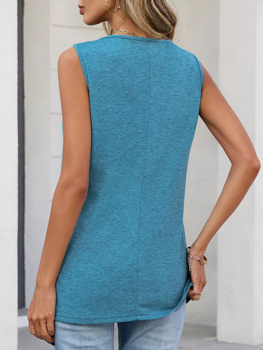 Casual V-Neck Tank, image 5