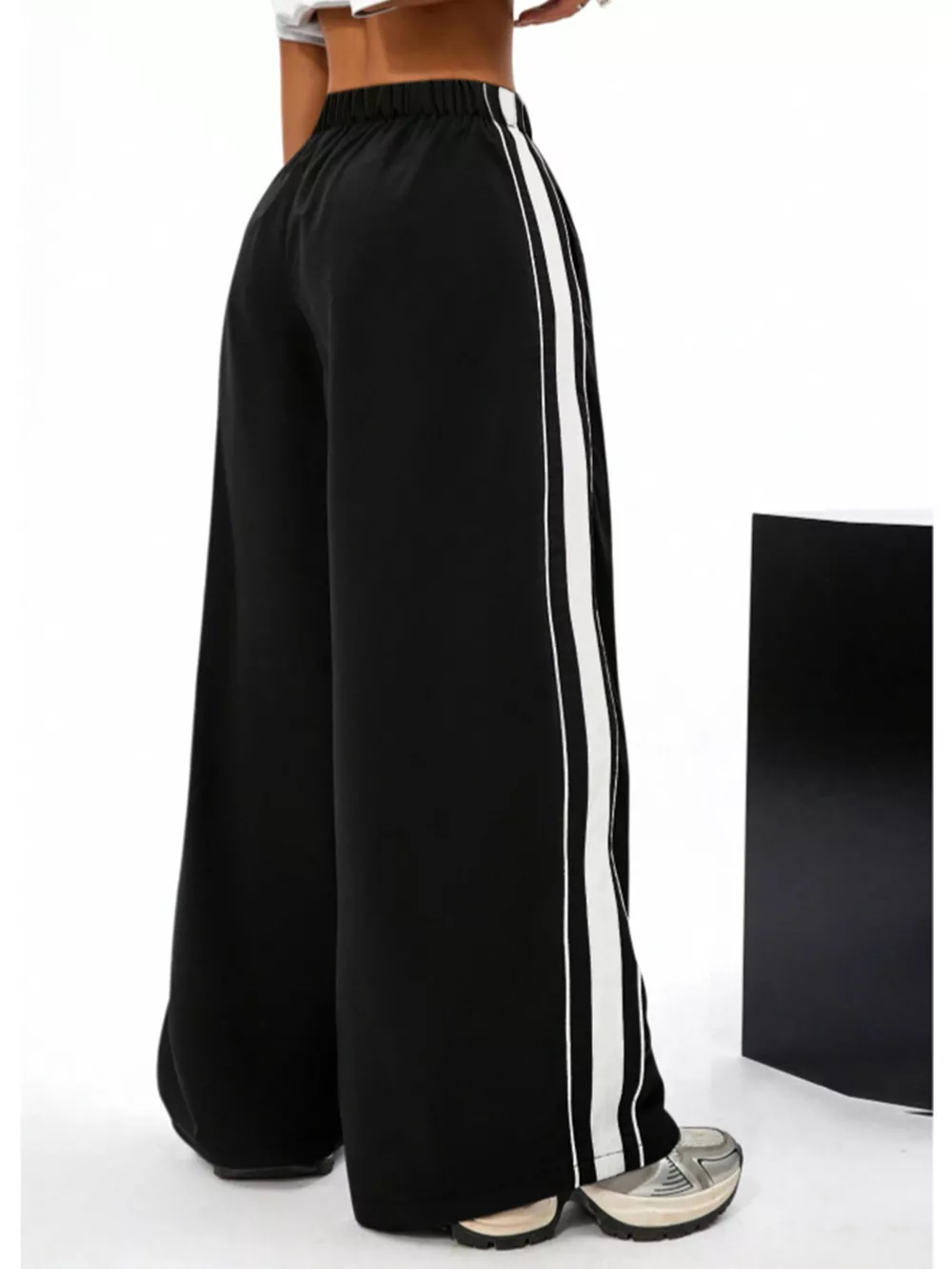 Wide Leg Striped Pants, image 3