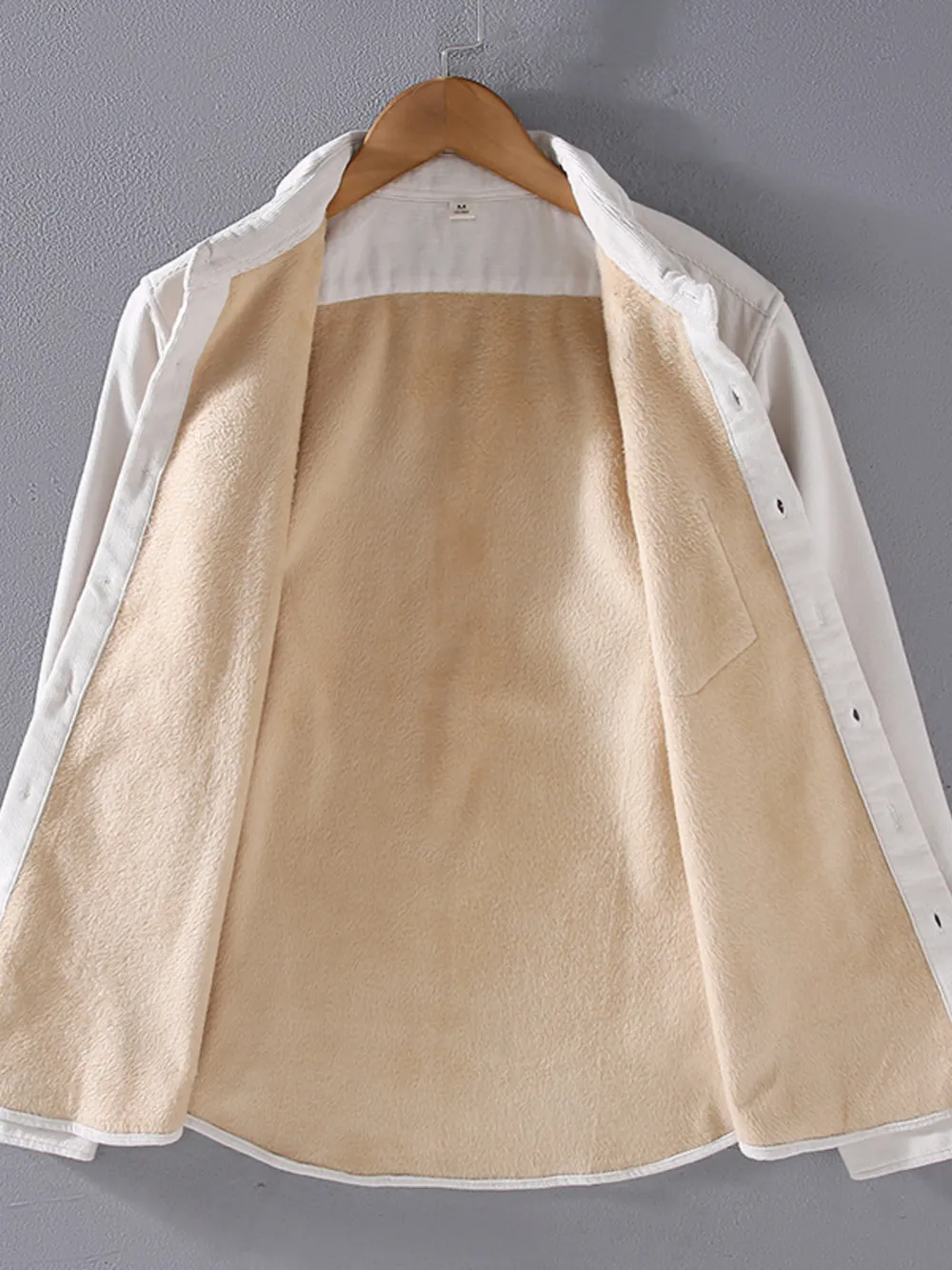 Men's Plus Size Button Up Long Sleeve Shirt, image 4