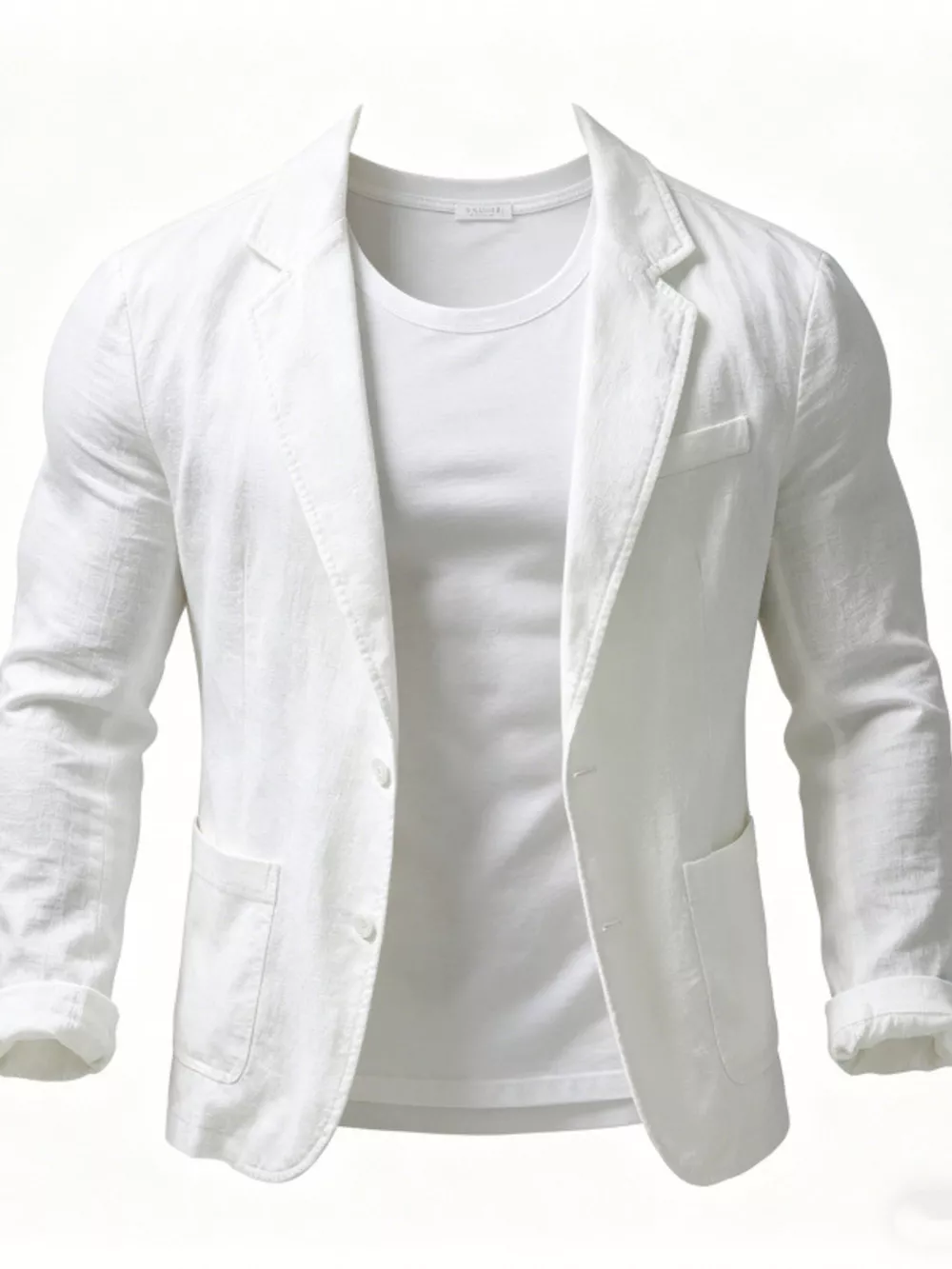 Men's Plus Size Button Up Long Sleeve Blazer, image 11