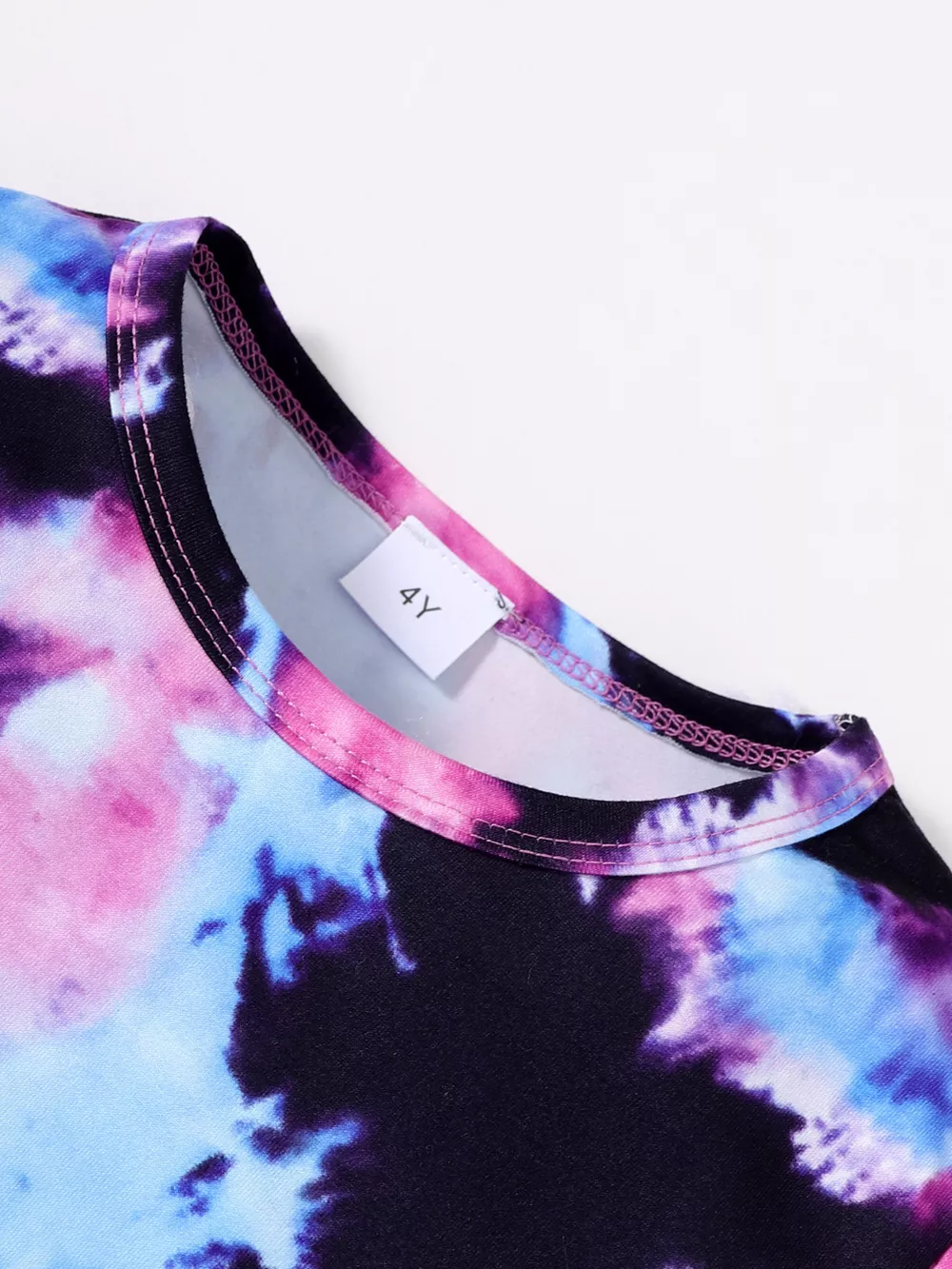 Children's Tie-Dye Print Two-Piece Set, image 3