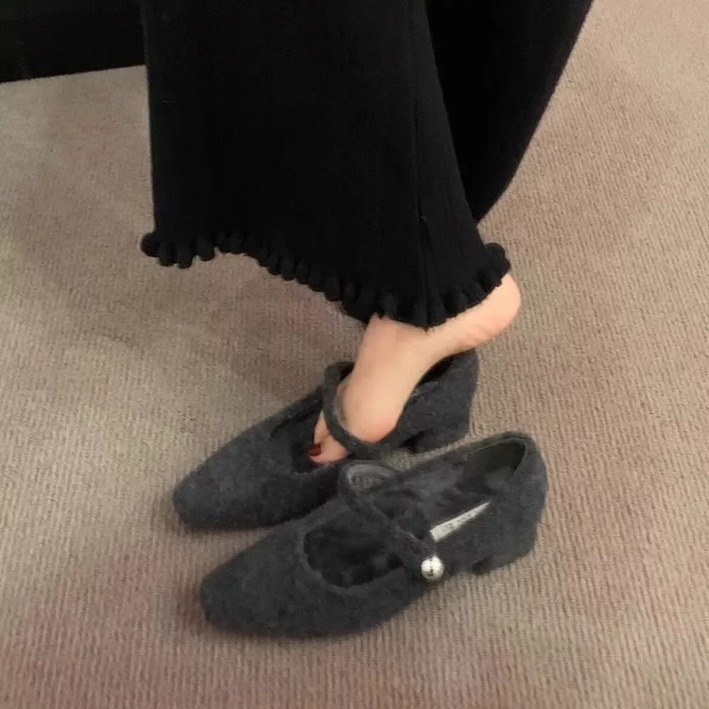 Elegant Block Heel Mary Jane Loafers, image 7