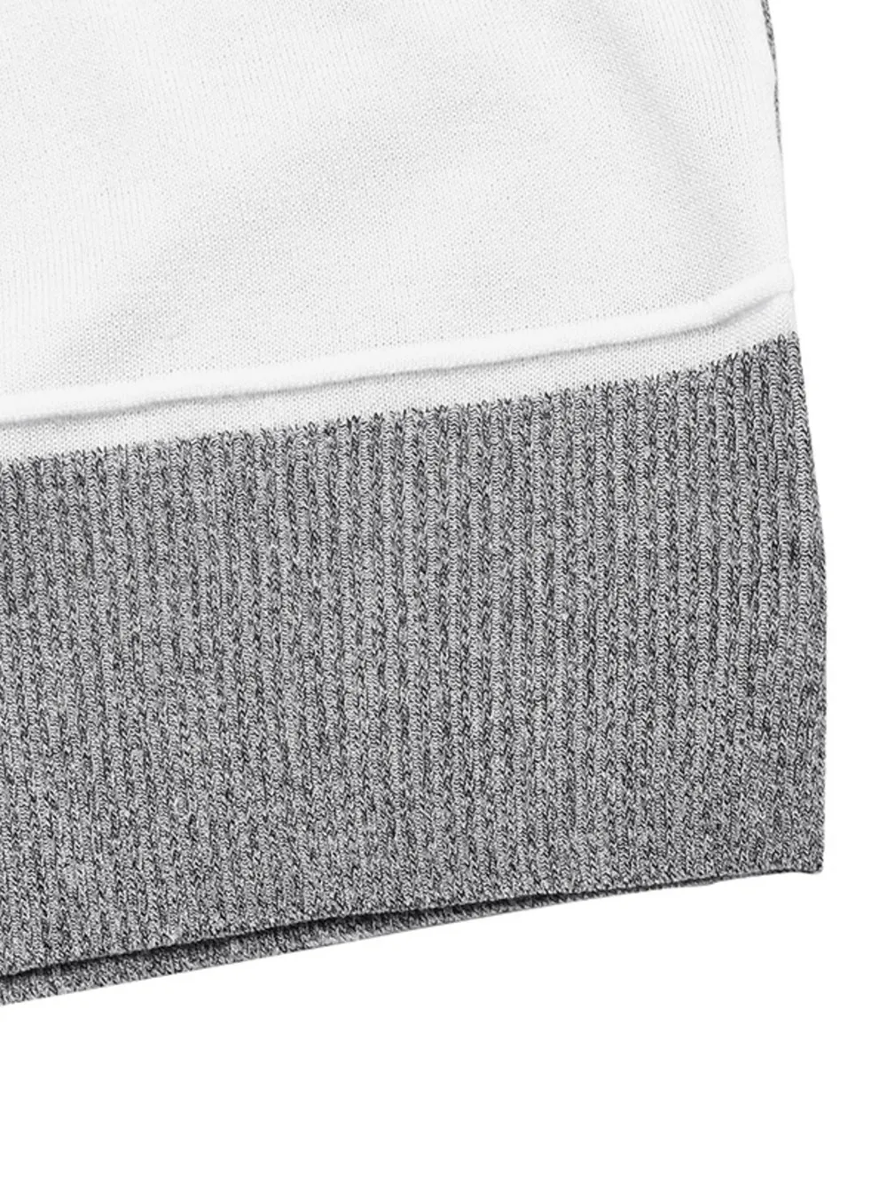 Color Block Knit Long Sleeve Sweater, image 8