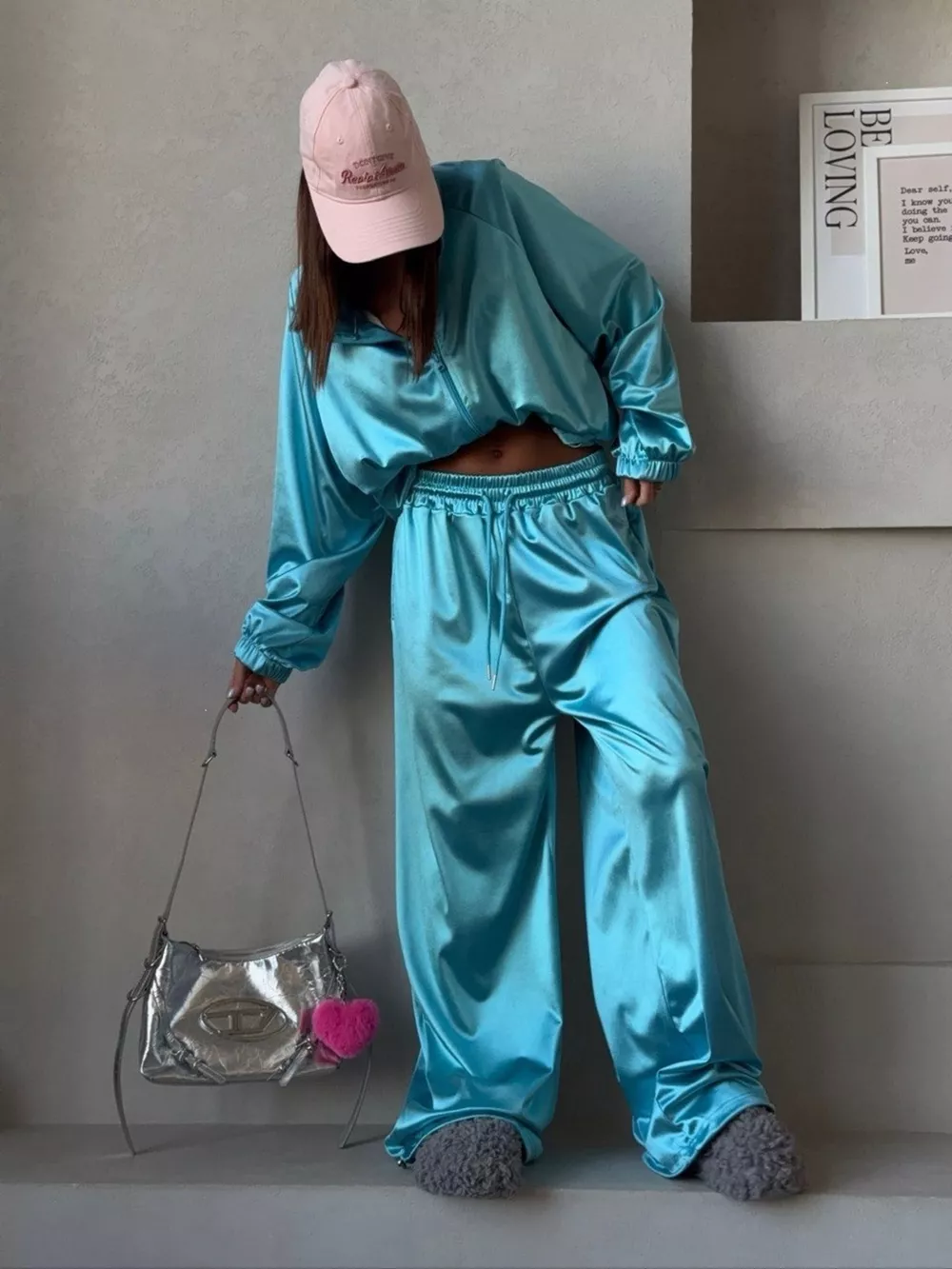 Zip Up Raglan Sleeve Jacket and Pants Set, image 18