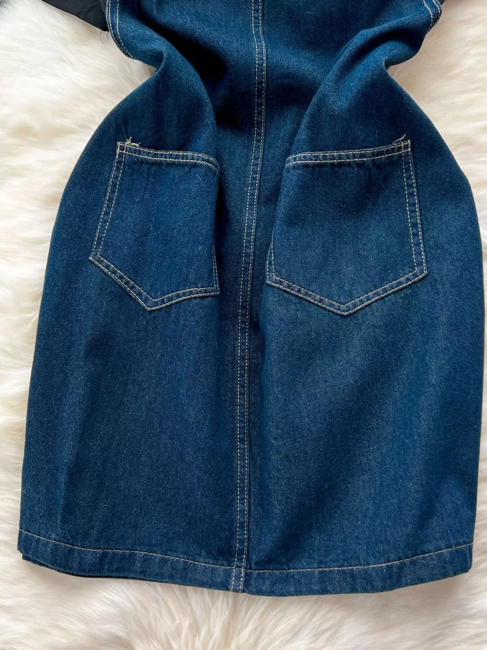 Short Sleeve T-Shirt and Denim Overall Dress Set, image 10