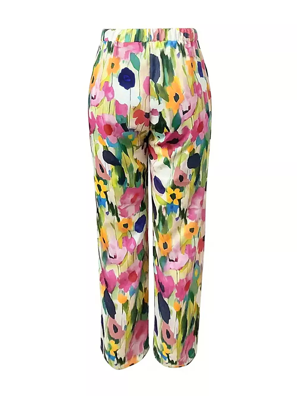 Floral Print Loose Casual Pants, image 6