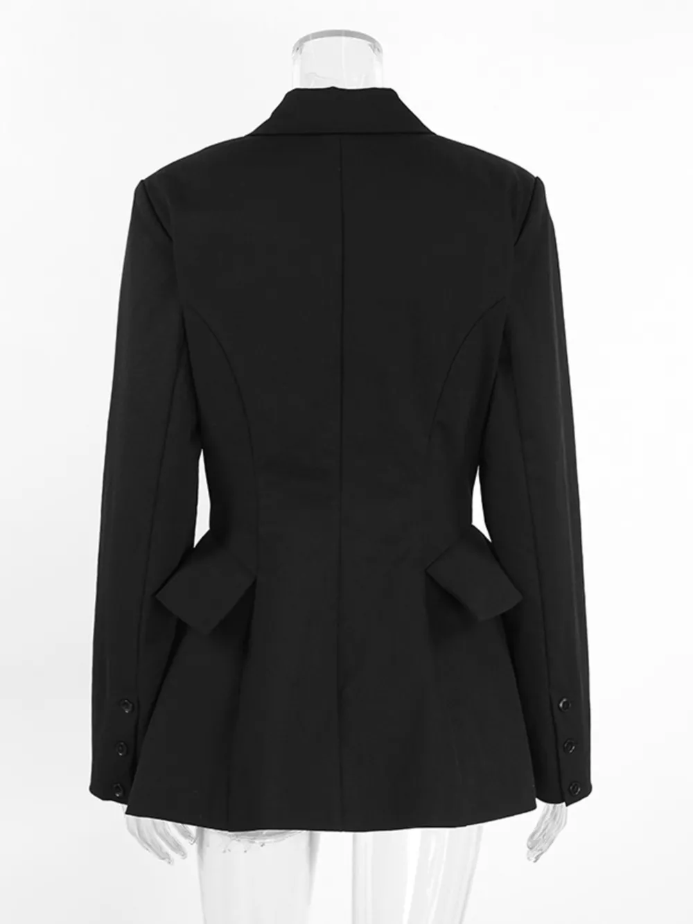 Double-Breasted Blazer with Flap Pockets, image 11