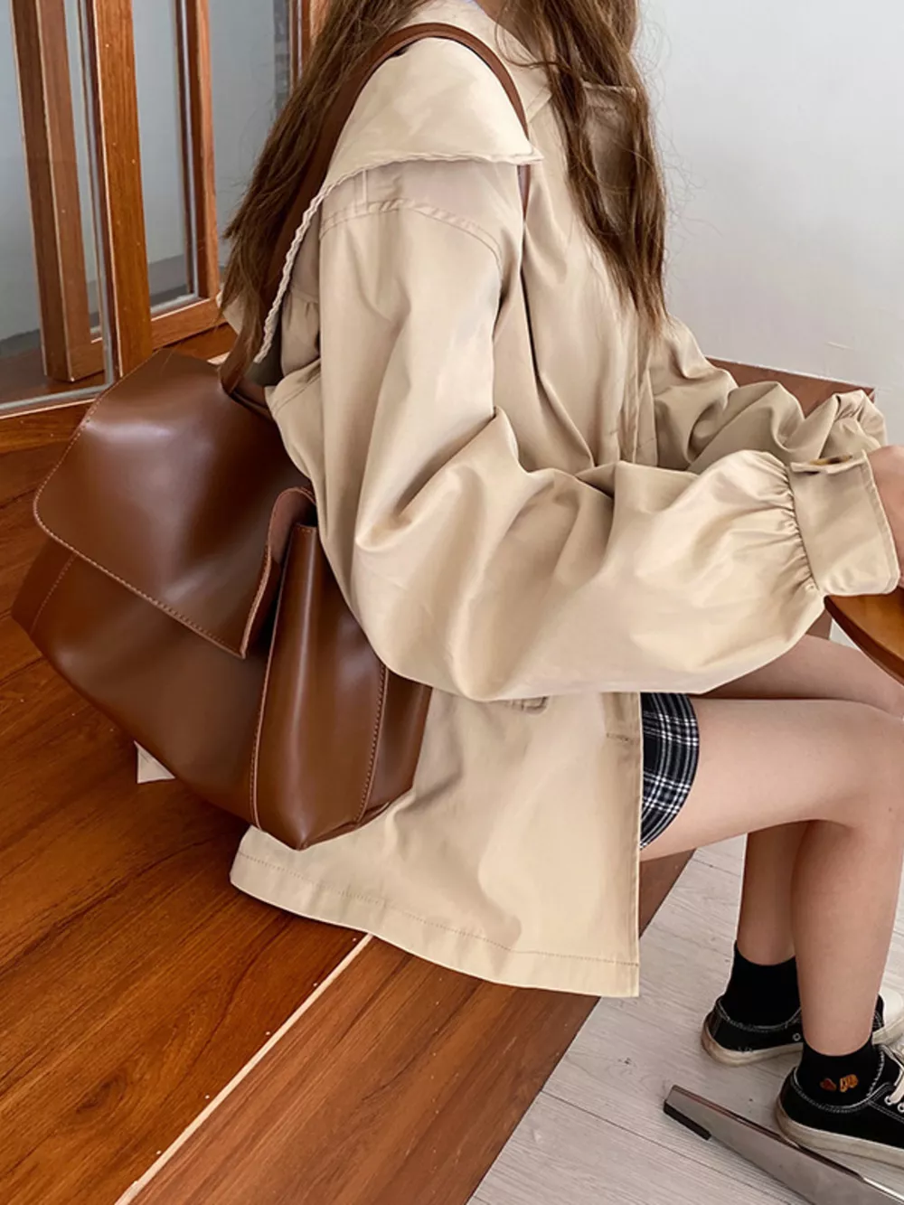 Flap Closure Crossbody Bag, image 12