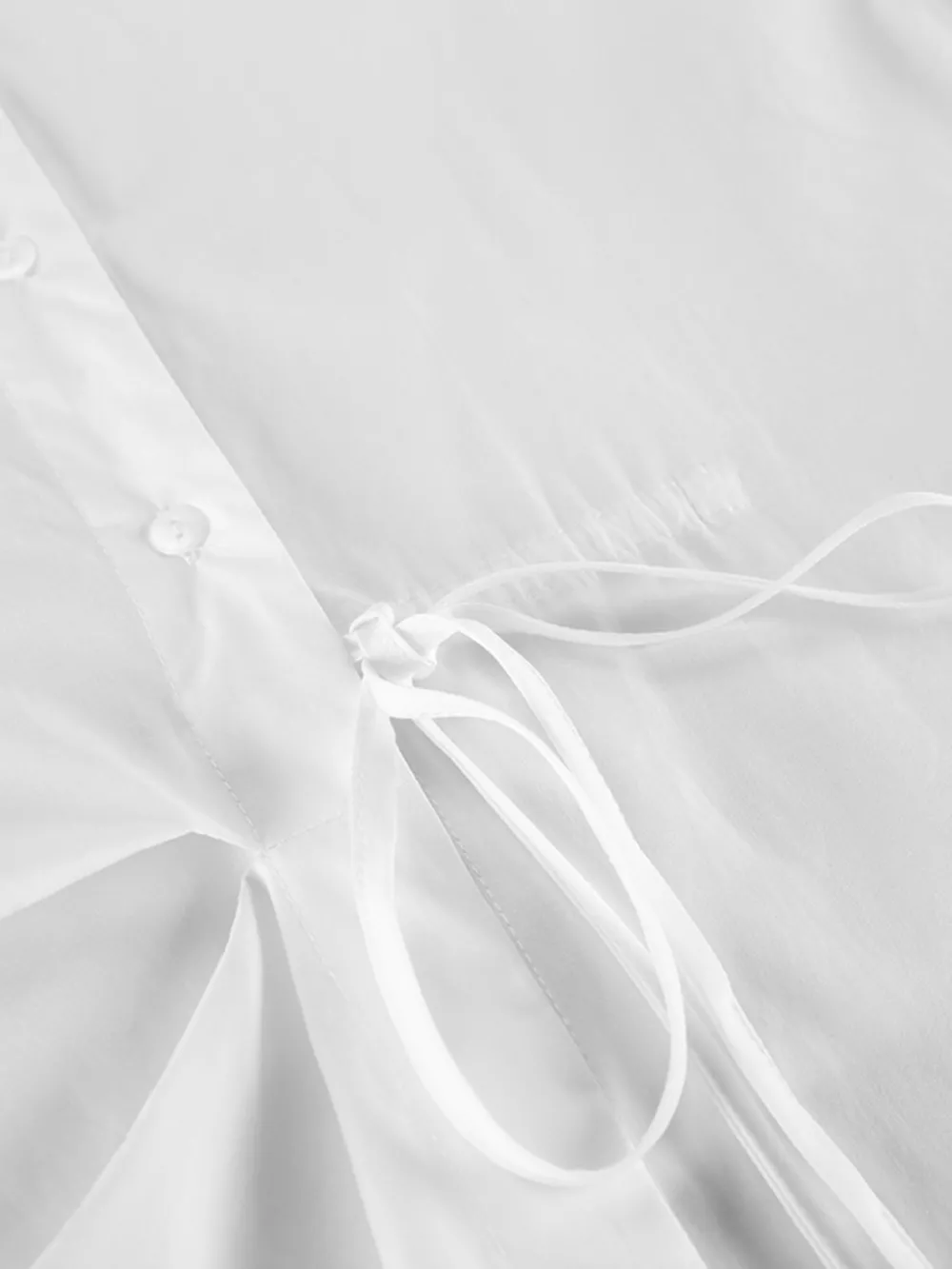 Tie-Waist Detail Wrap-Front Shirt, image 16