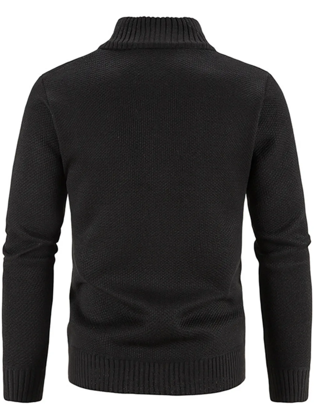 Men's Plus Size Zip-Up Long Sleeve Cardigan, image 18