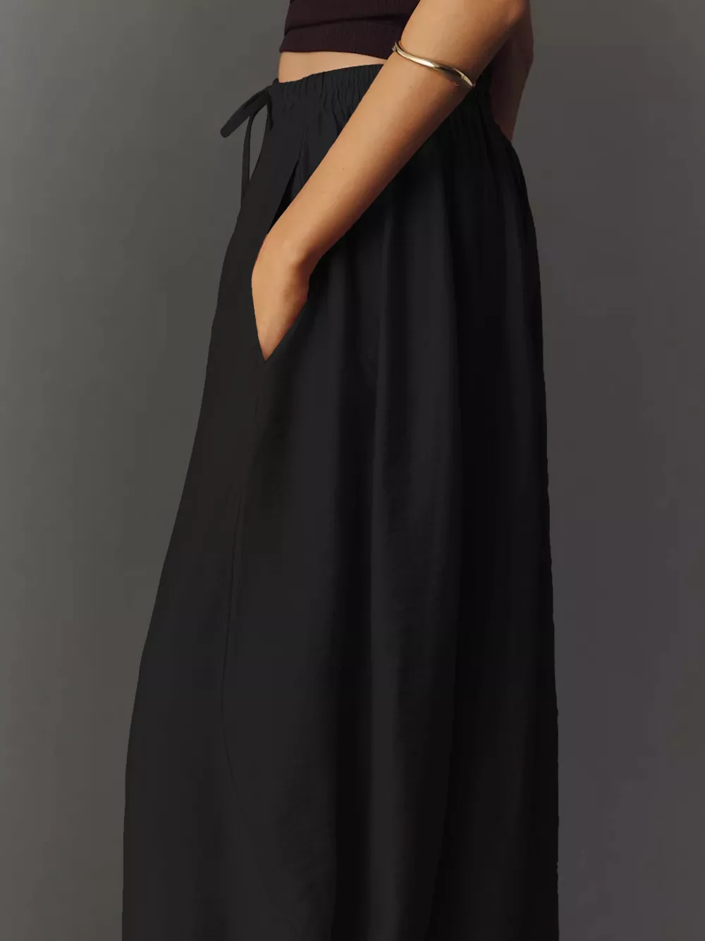 Drawstring Wide Leg Pants, image 31