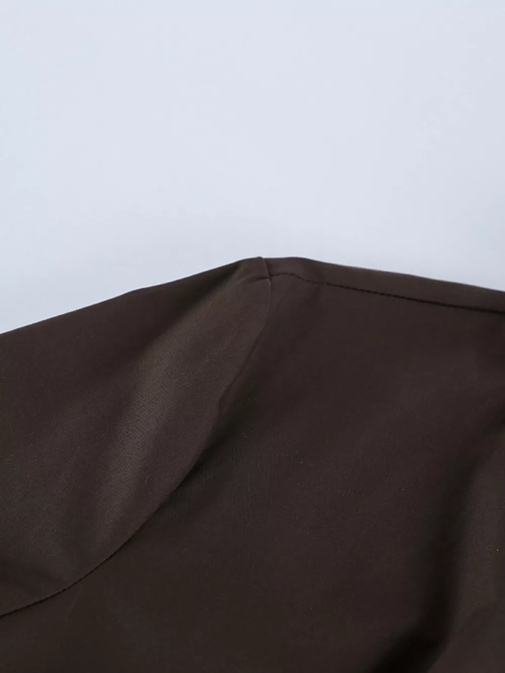 Slim-Fit Ruched Waist Shirt, image 13
