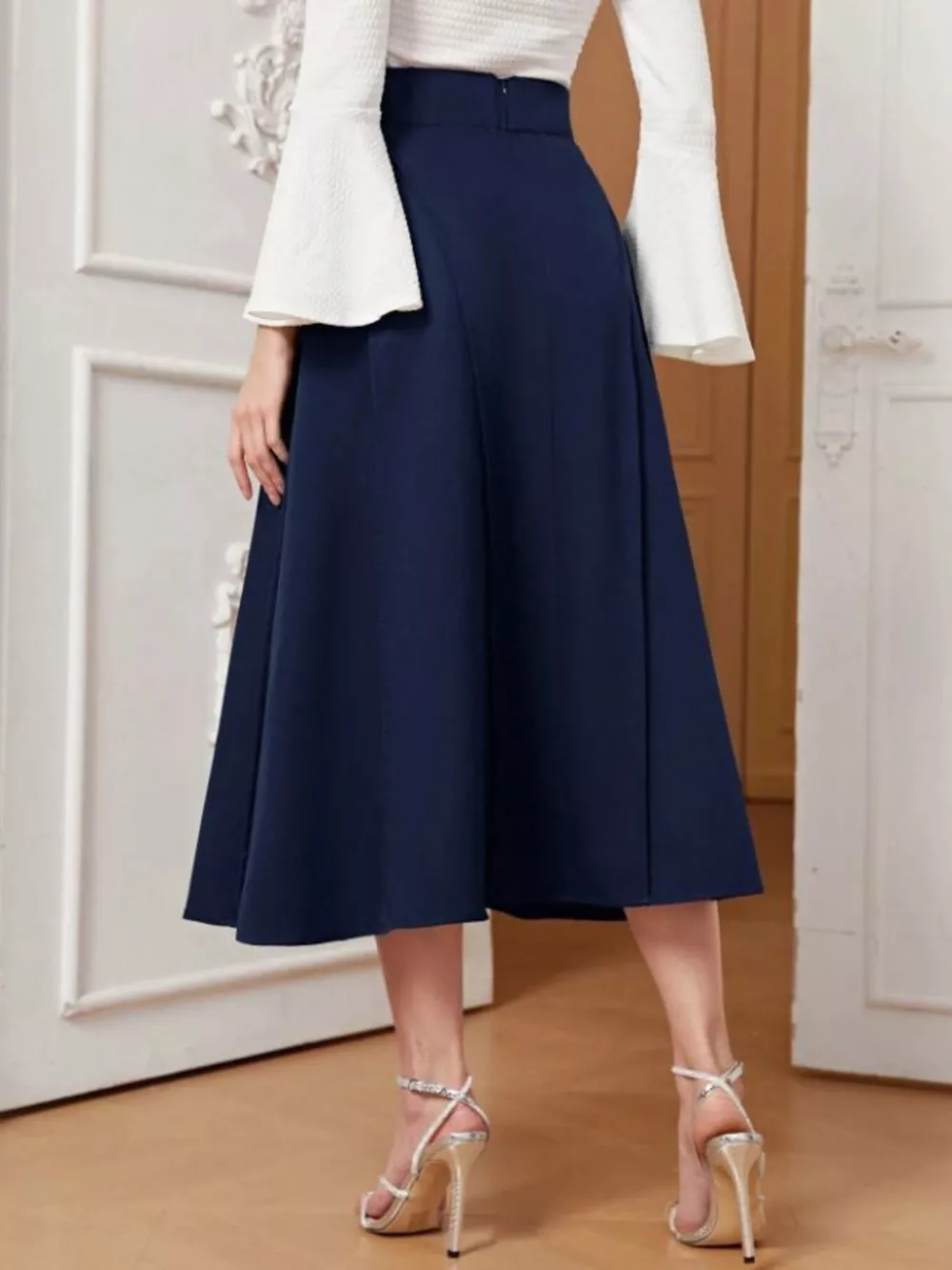 A-Line Midi Skirt, image 6