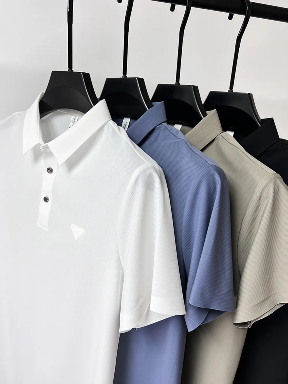 Men's Plus Size Short Sleeve Casual Polo with Classic Collar, image 11