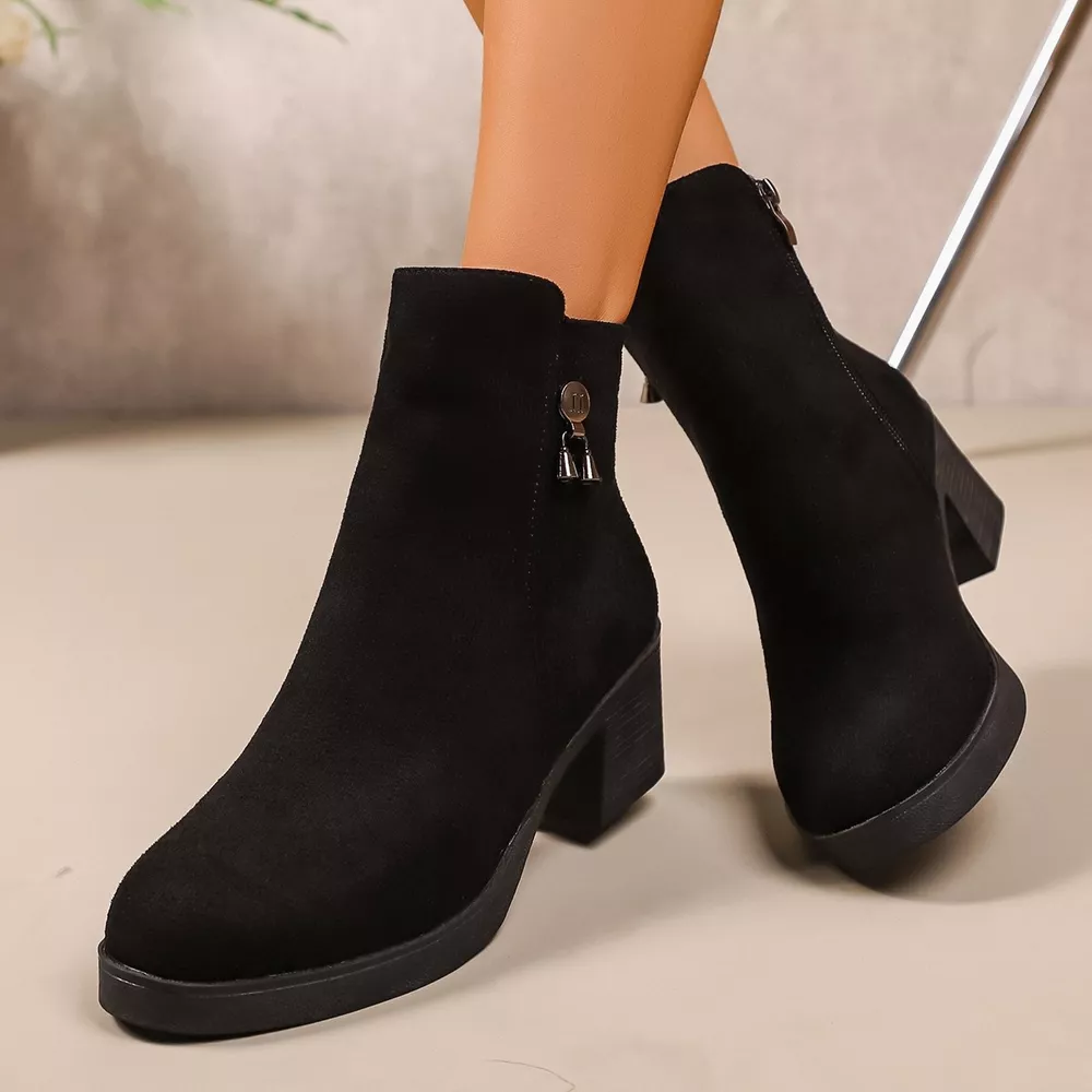 Point Toe Block Heels Boots, image 3