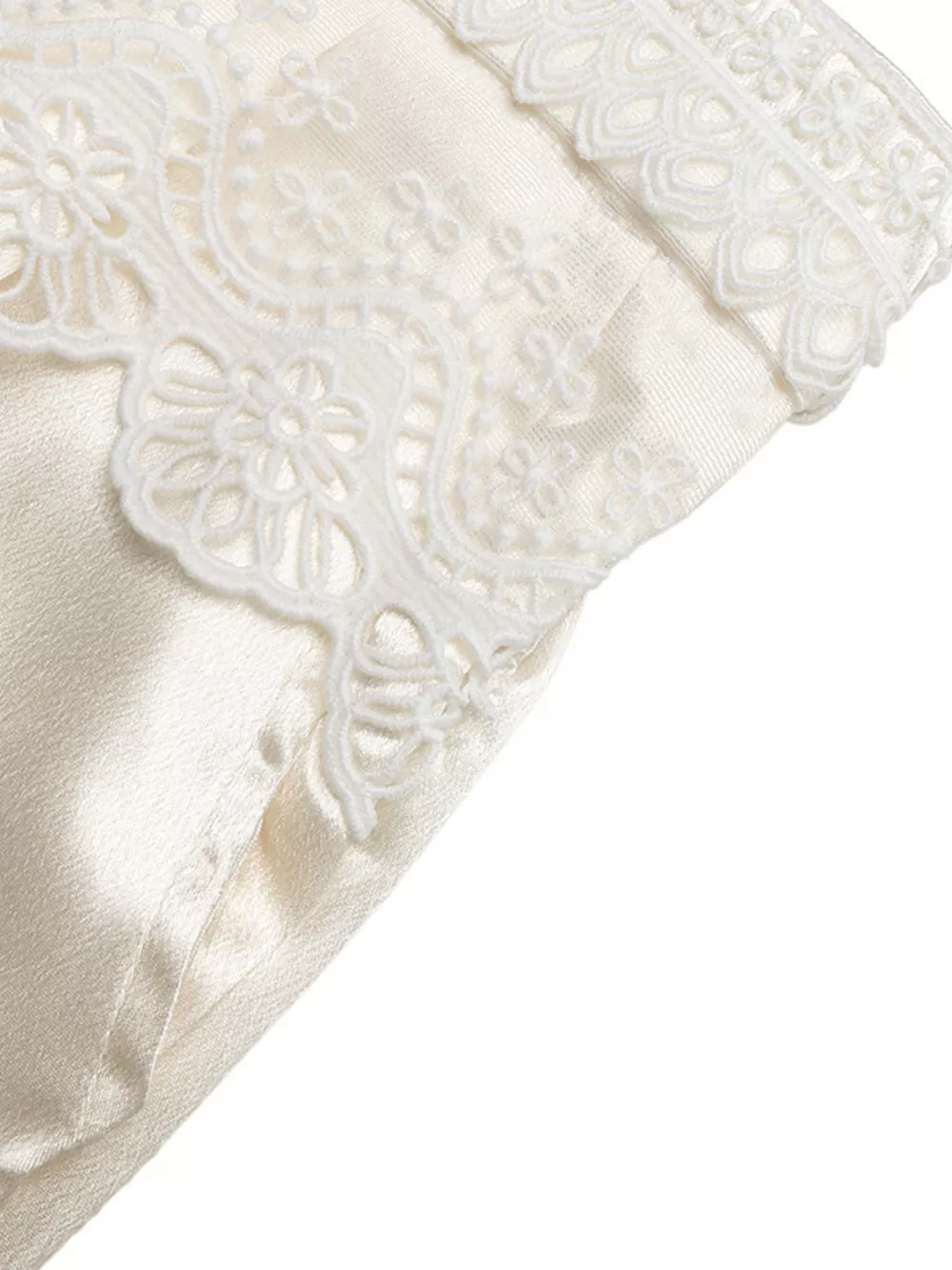 Lace Waist Wide Leg Pants, image 8