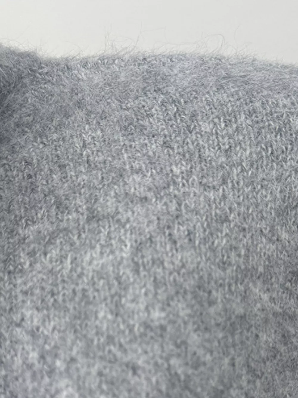 Mock Neck Button-Down Fuzzy Knit Cardigan, image 19