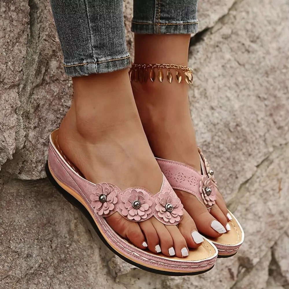 Toe Post Wedge Sandals, image 14