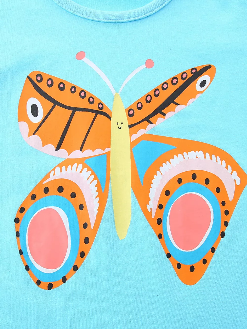 Children's Butterfly Graphic Short Sleeve T-Shirt, image 3