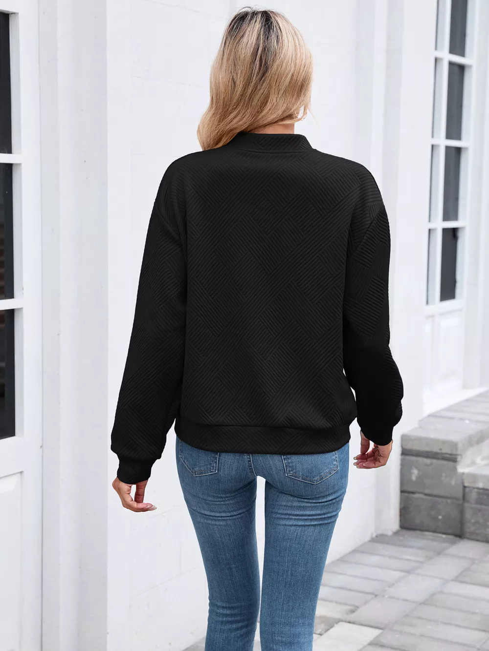 Textured Zip Up Jacket, image 17