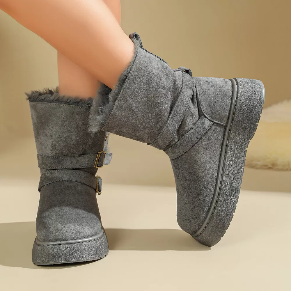 Round Toe Flats Boots, image 4