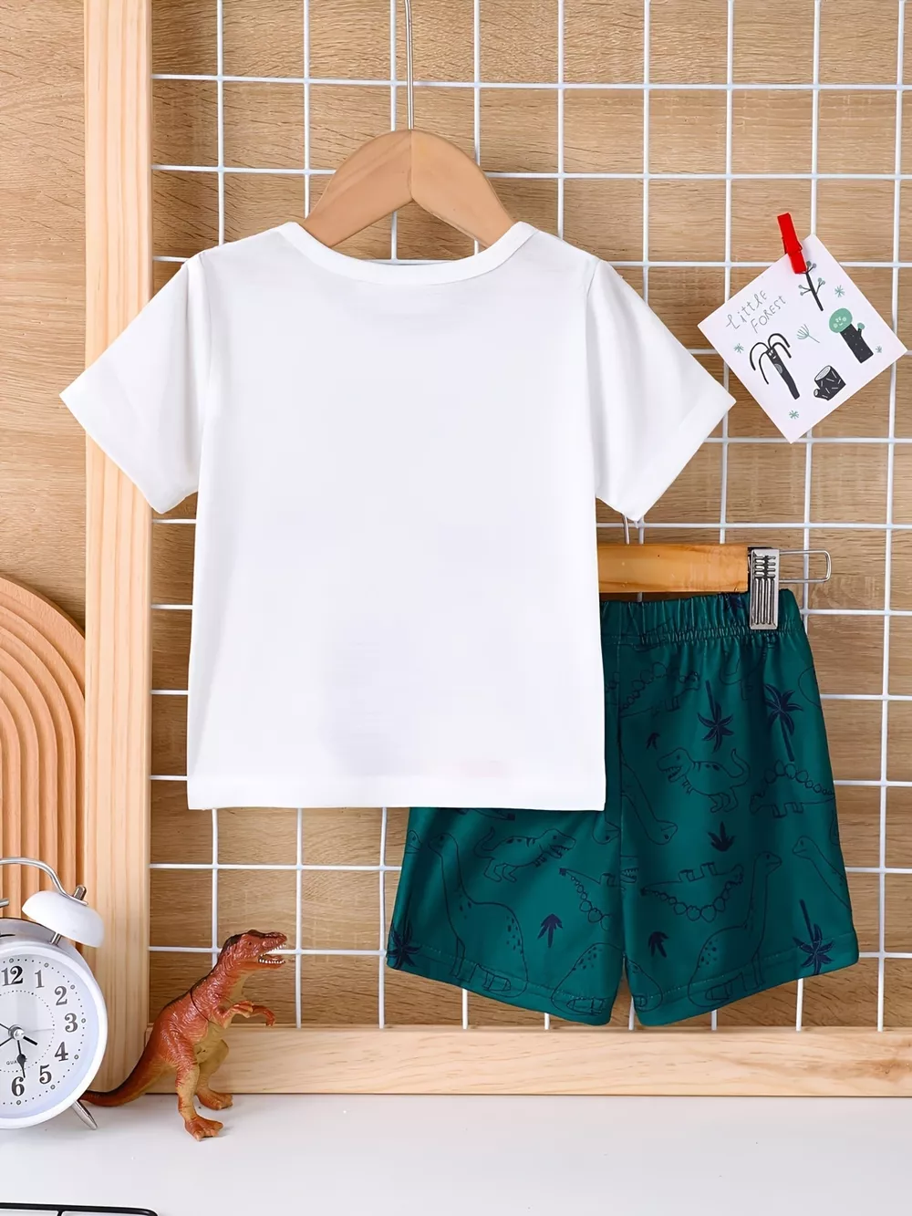 Children's Dinosaur Short Sleeve Tee and Shorts Set, image 5