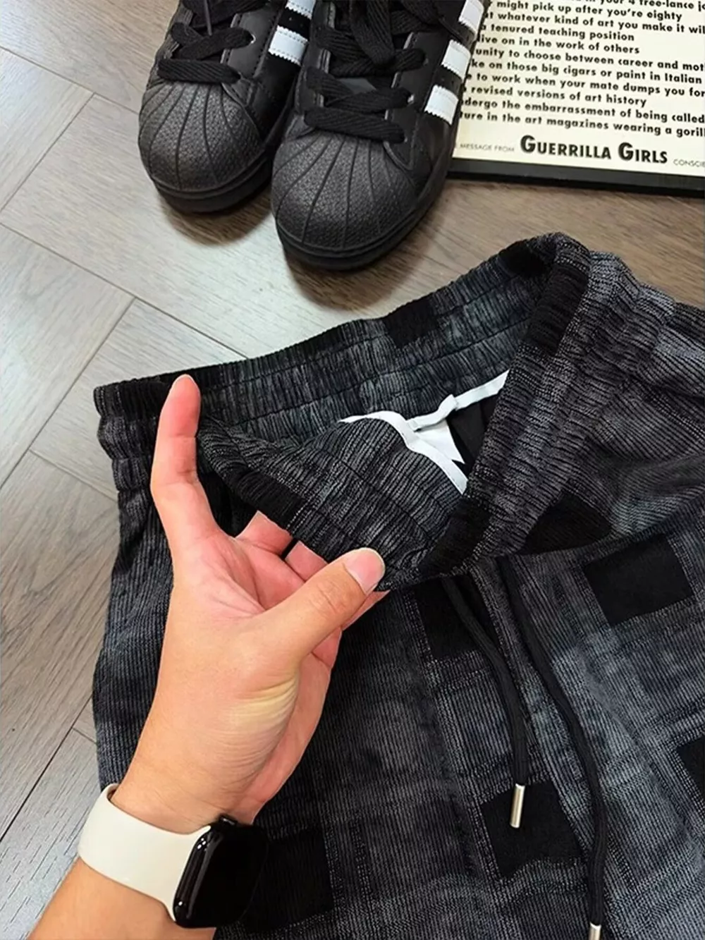Men's Plaid Wide-Leg Pants, image 5