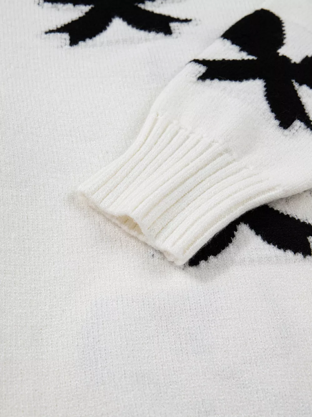 Tie Front Bow Pattern Cardigan, image 8