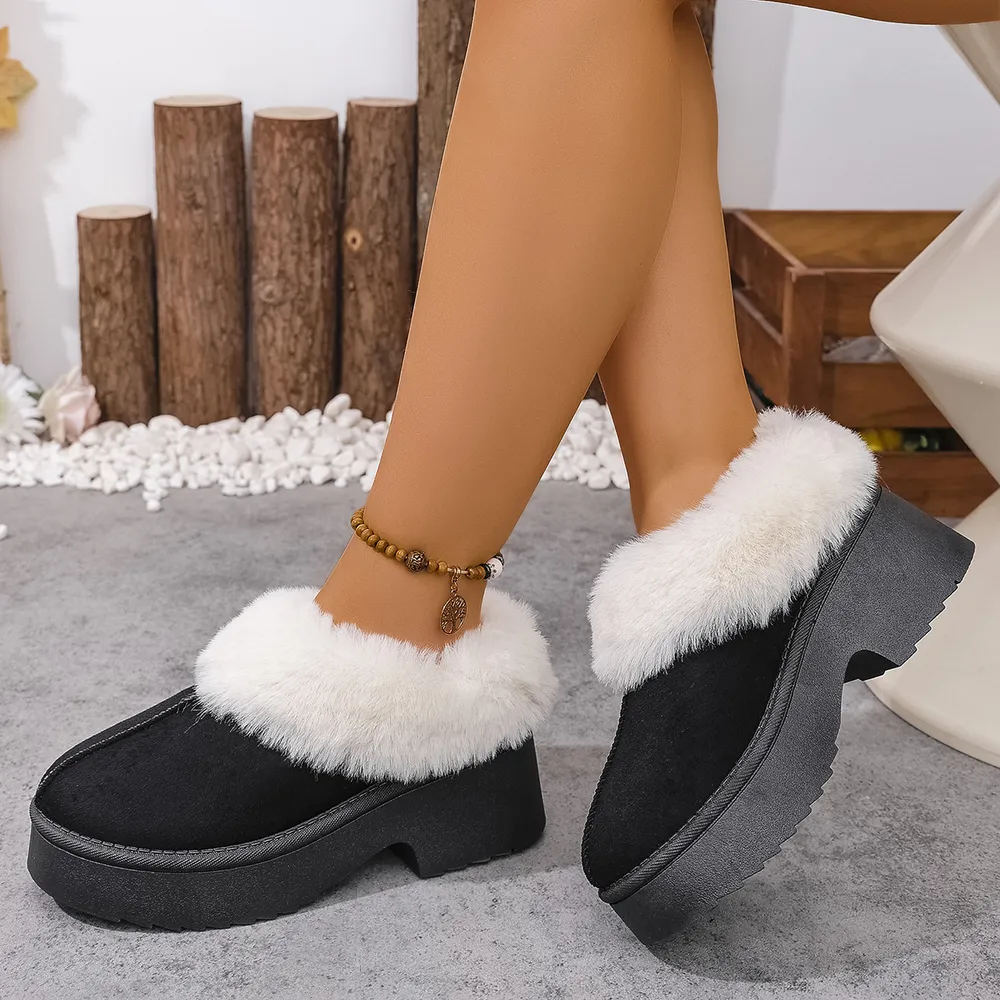 Cozy Fur-Lined Winter Platform Boots, image 3