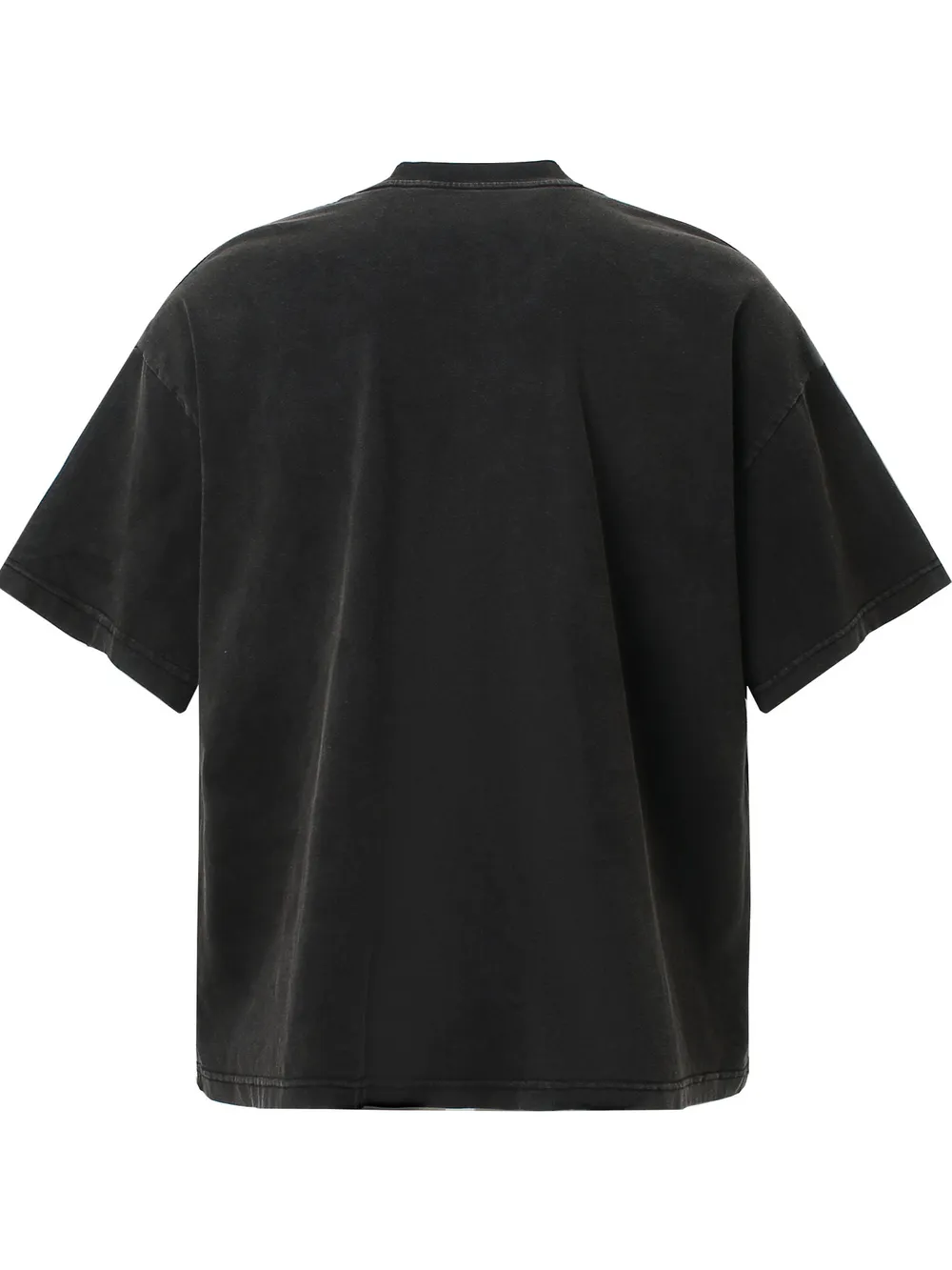 Men's Washed Anime Graphic Oversized T-Shirt, image 2