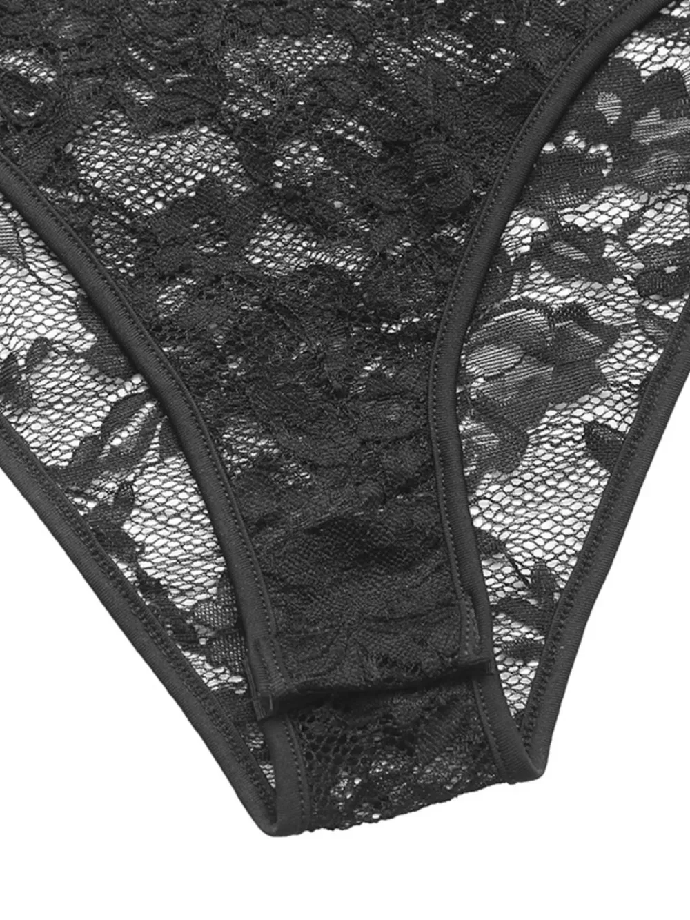 Lace Long Sleeve V-Neck Bodysuit, image 9
