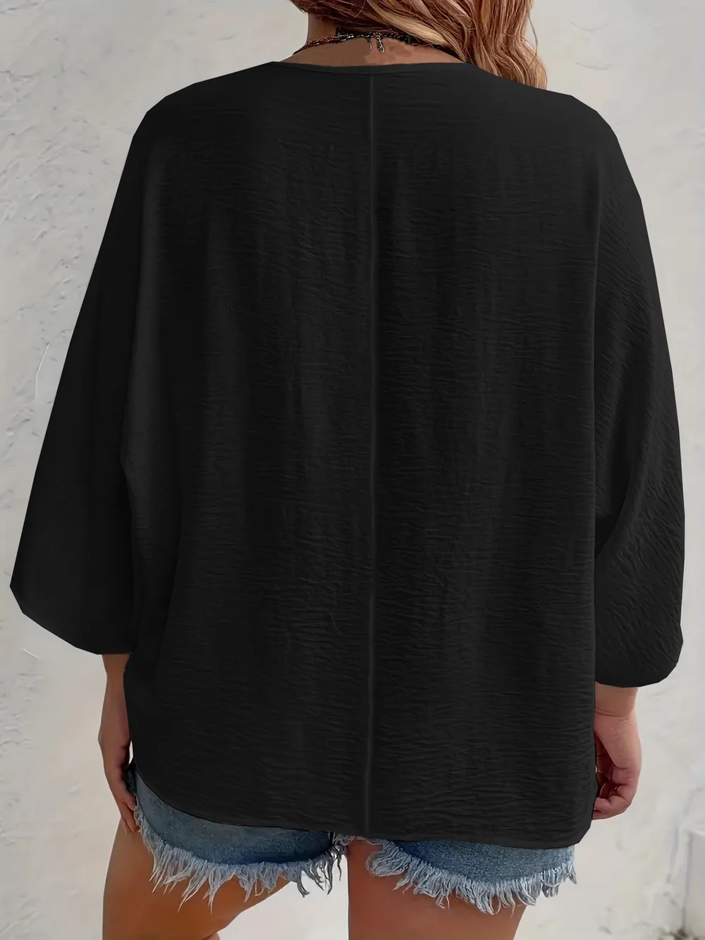 Full Size V-Neck Button Down Shirt Plus Size, image 13