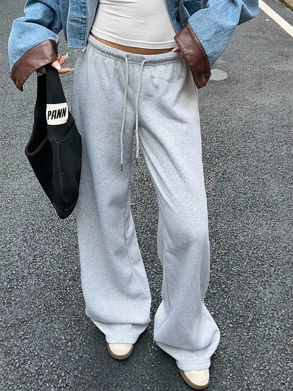 Wide Leg Drawstring Sweatpants, image 10
