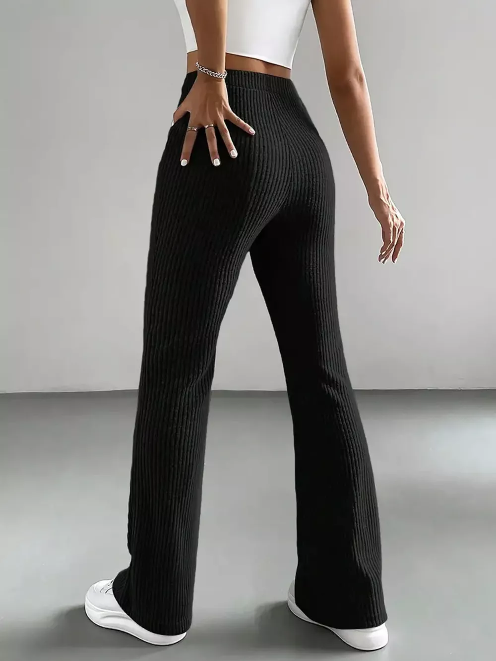 High Waist Flare Pants, image 8