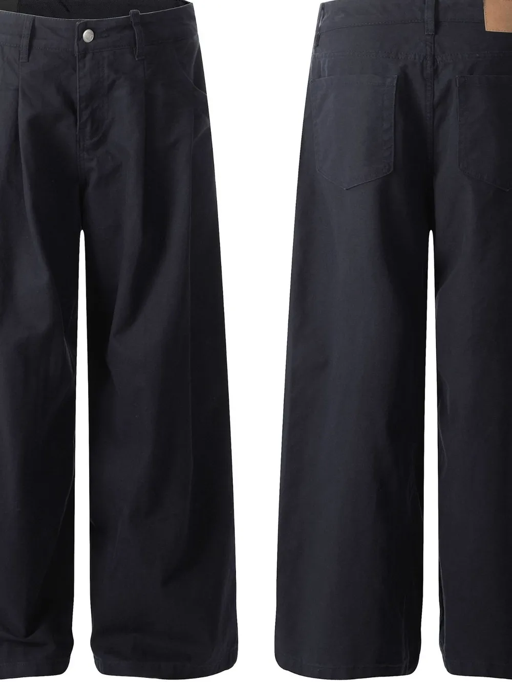 Men's Wide Leg Relaxed Fit Jeans, image 4