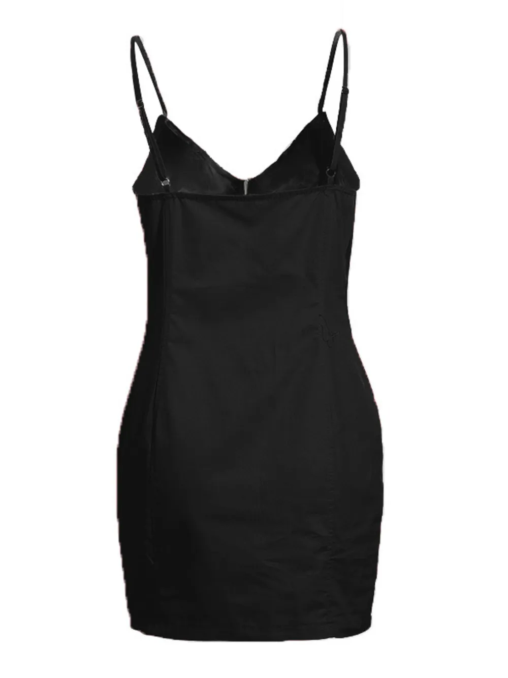 Full Size Zip-Front Bodycon Mini Dress Plus Size, image 11
