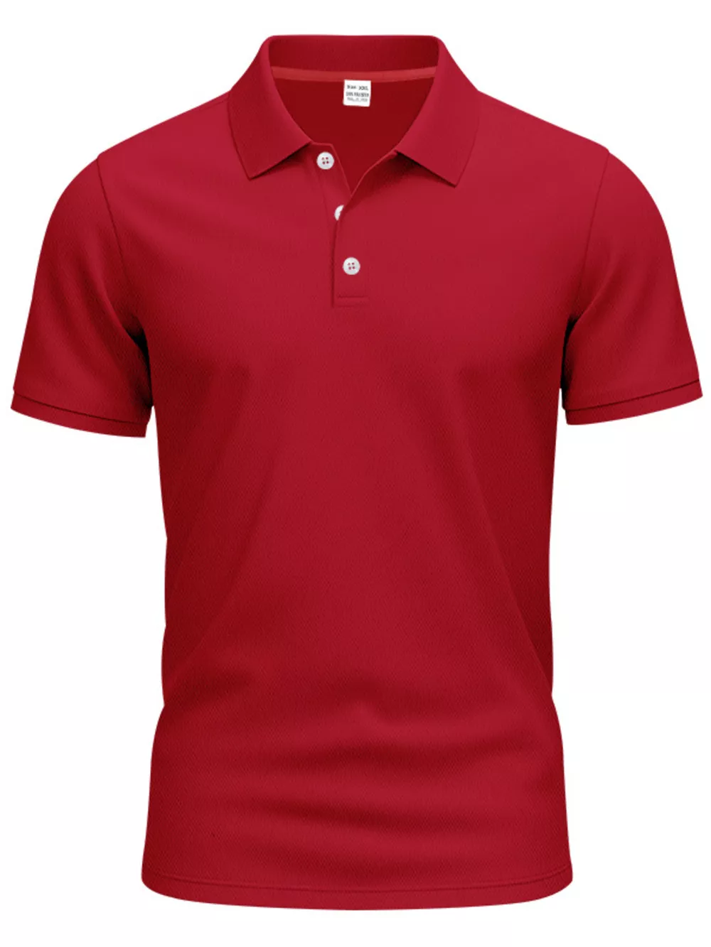 Men's Full Size Button Detail Short Sleeve Polo Plus Size, image 23