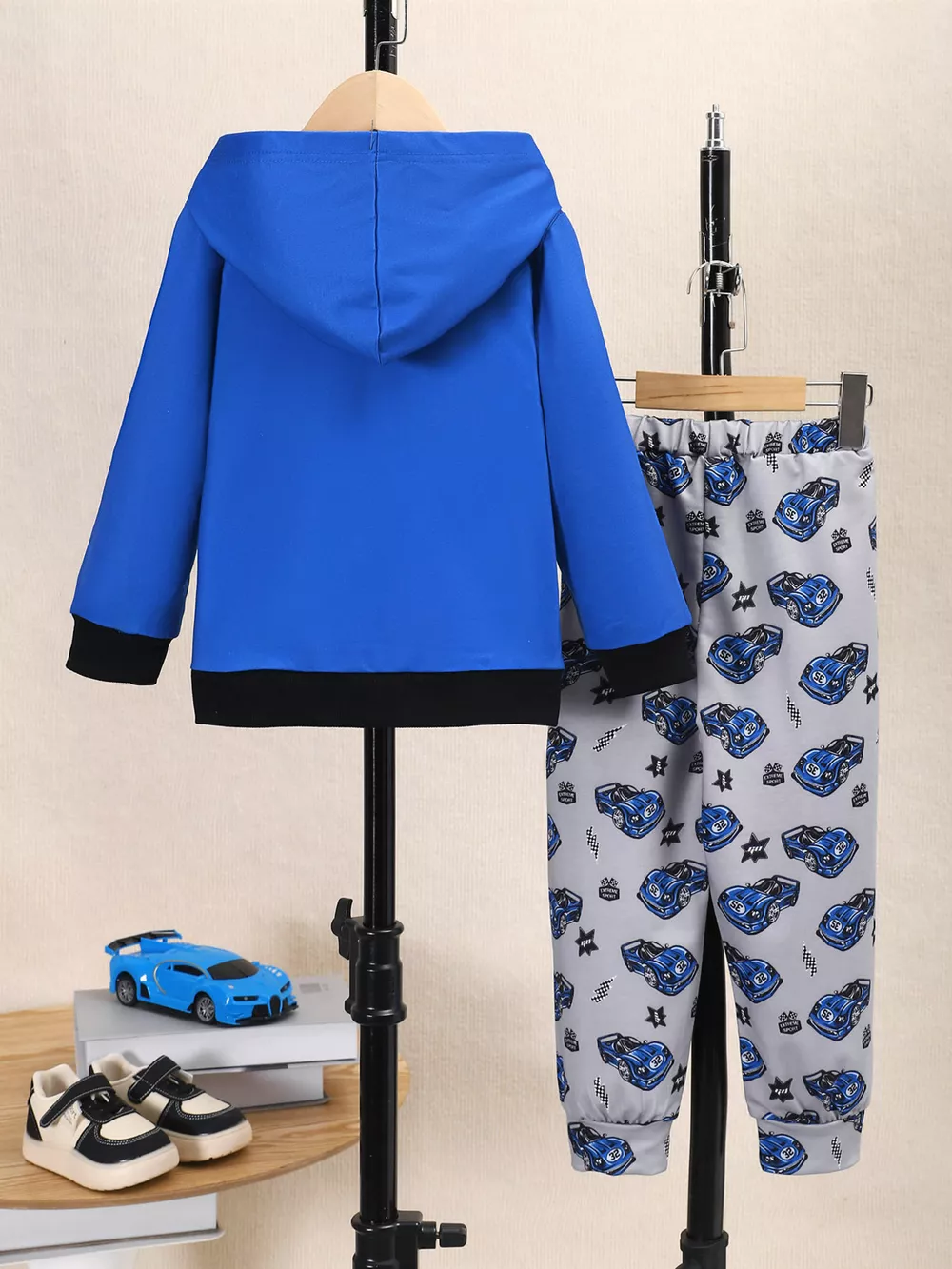 Children's Racing Car Hoodie & Pants Set, image 2