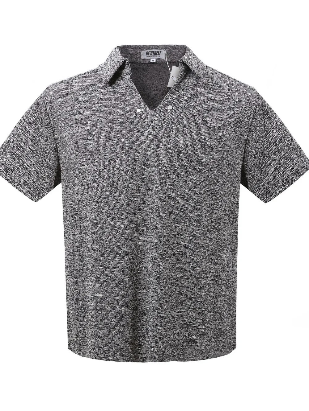 Men's Heathered Short Sleeve Polo, image 16