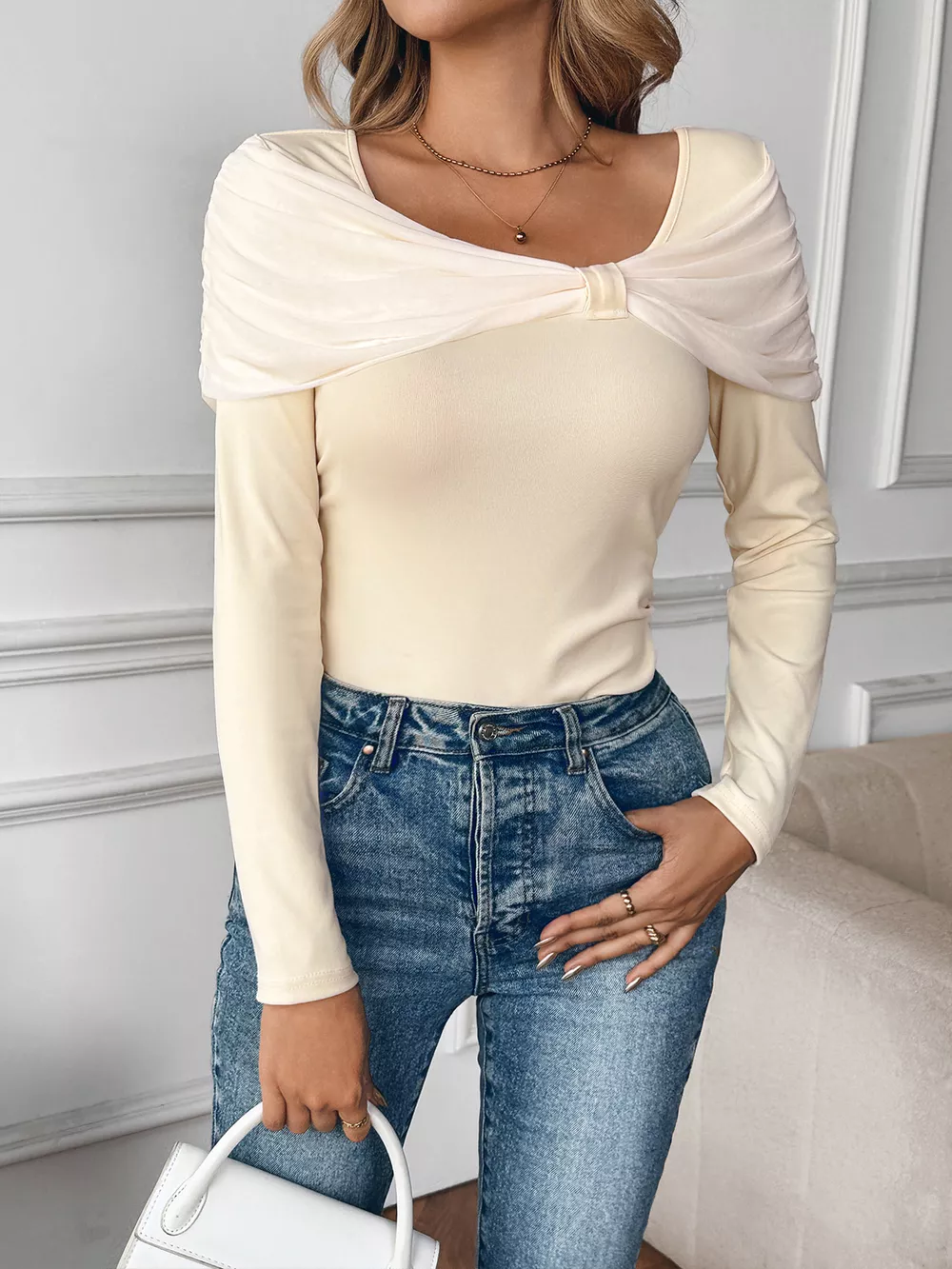 Bow Long Sleeve T-Shirt, image 8