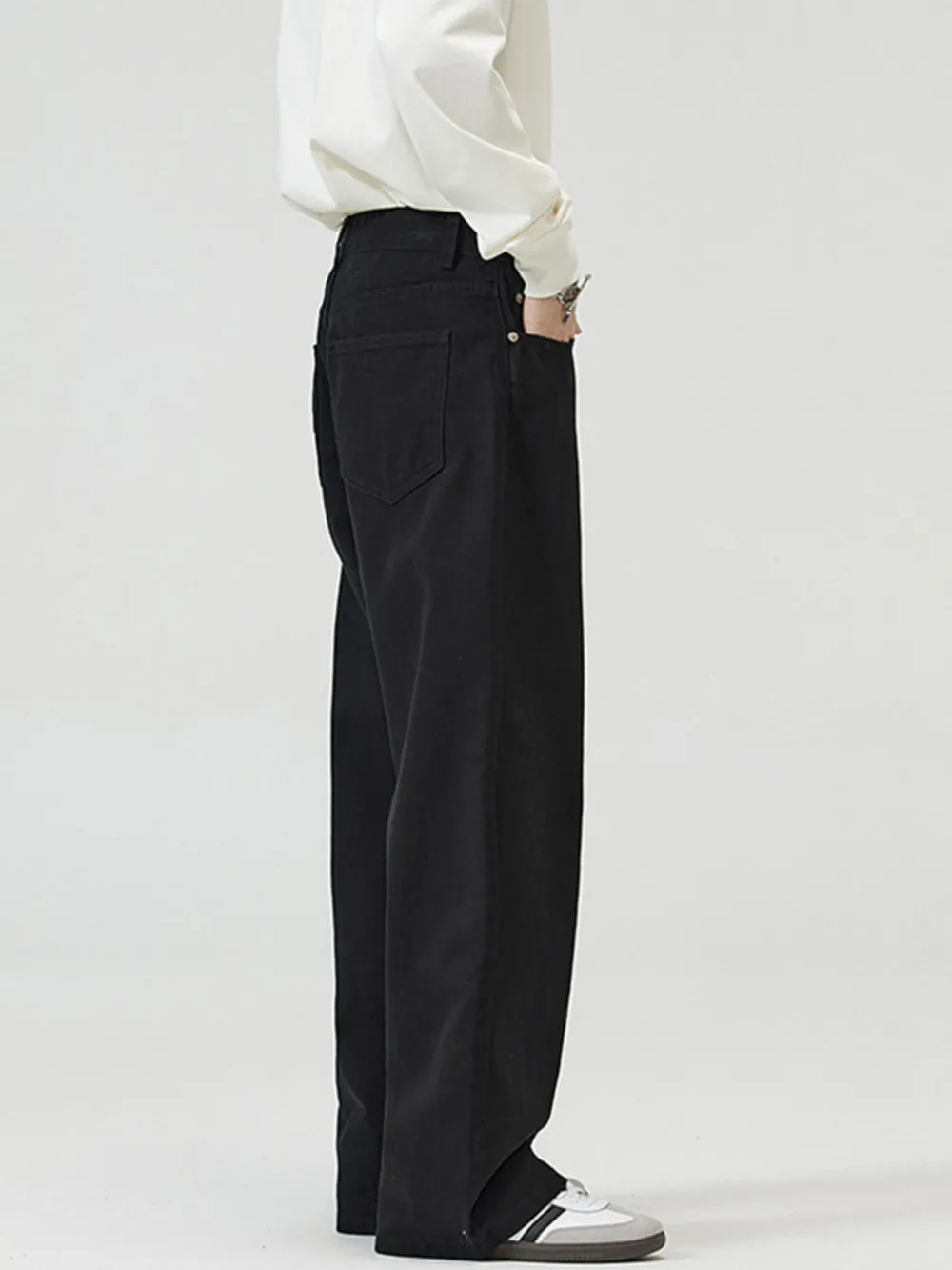 Men's Full Size Wide-Leg Pants Plus Size, image 3