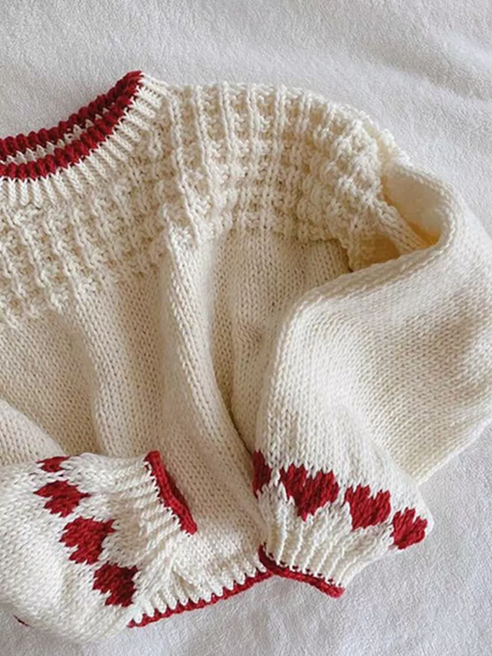 Contrast Trim Round Neck Sweater, image 5