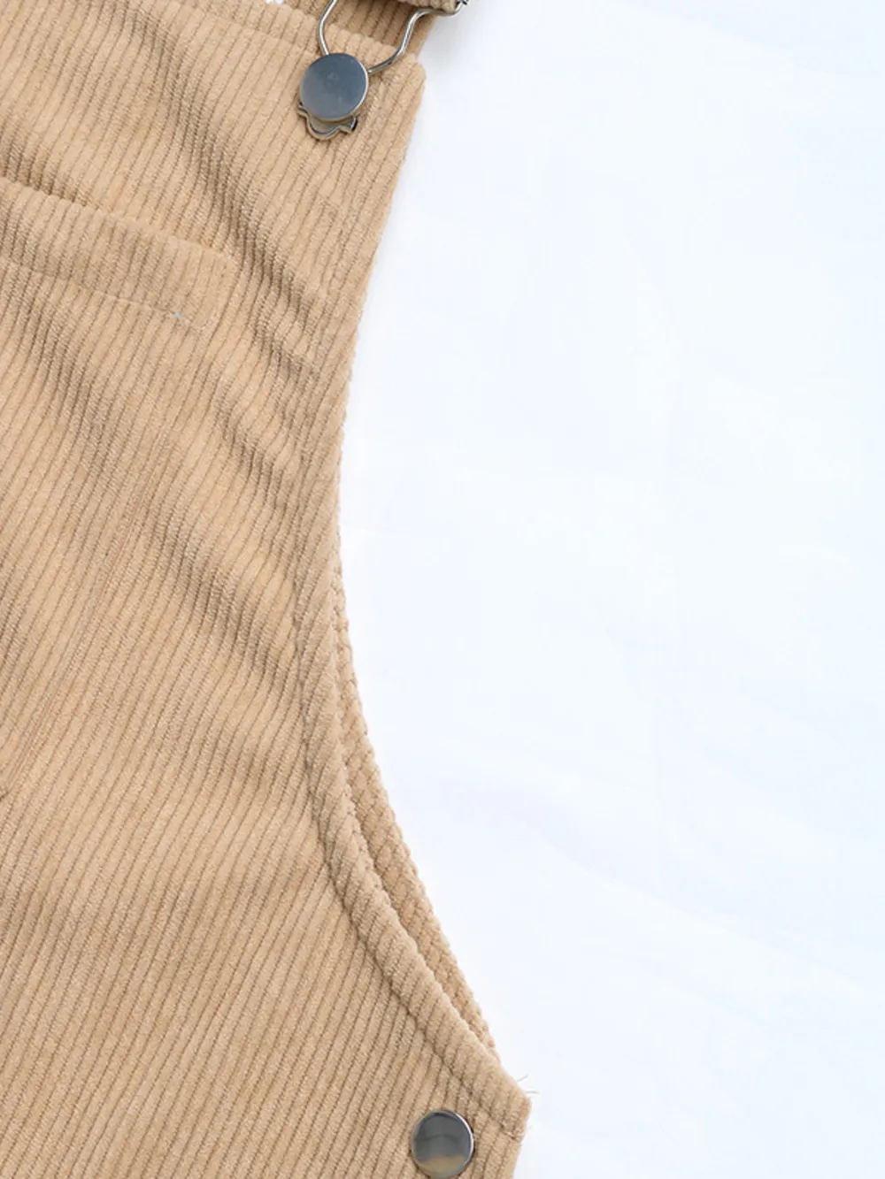 Corduroy Overall Dress with Pocket, image 5