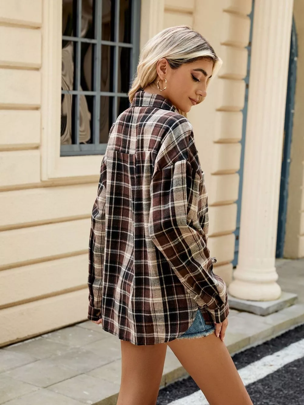 Plaid Button Up Shirt, image 10