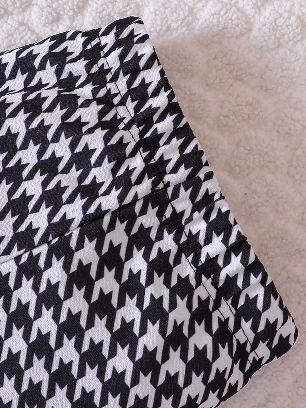 Children's Long Sleeve Top & Houndstooth Pants Set, image 5