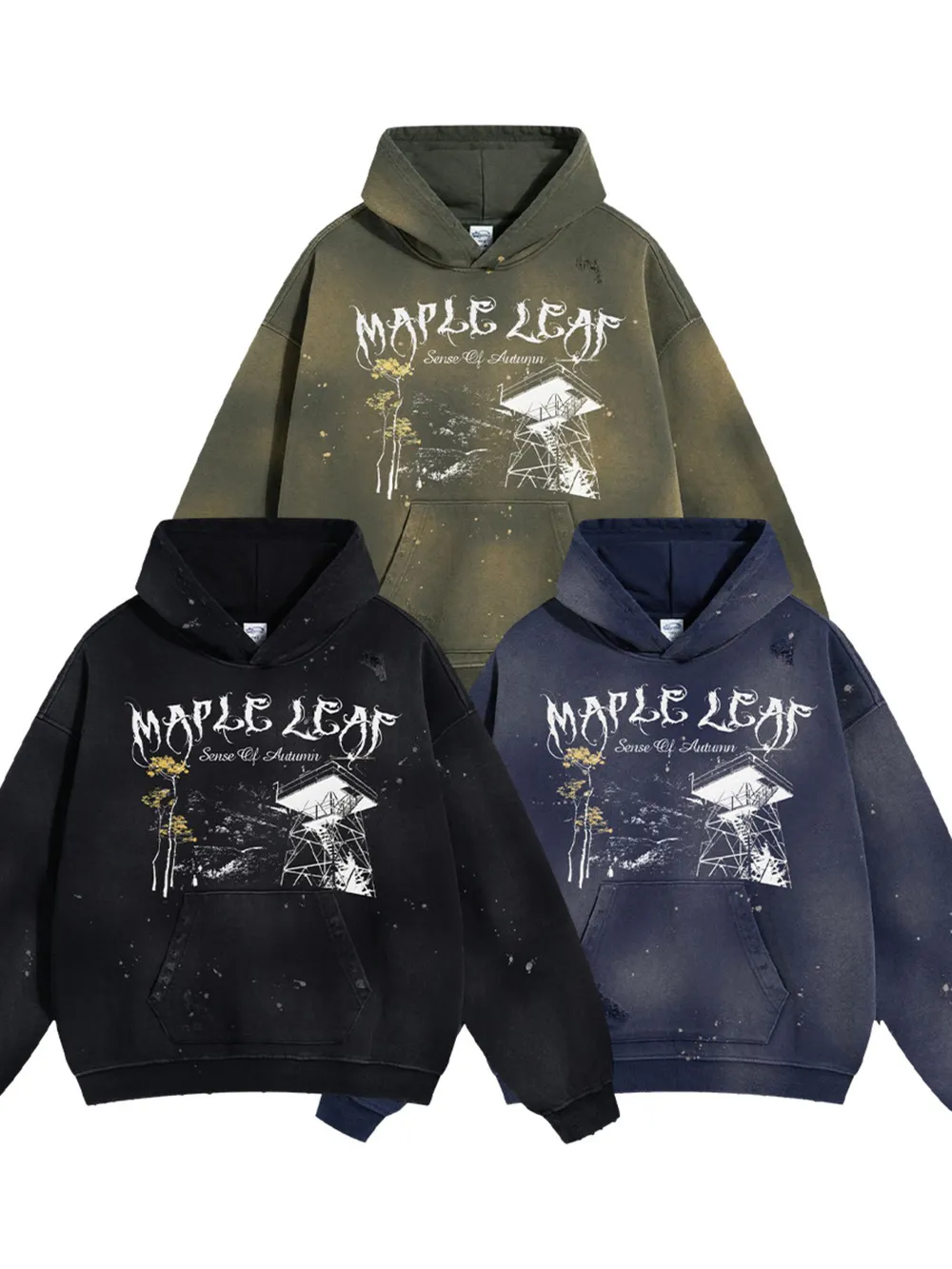 Men's Graphic Long Sleeve Hoodie, image 4